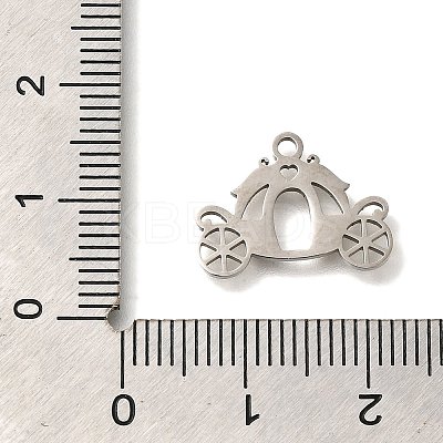 201 Stainless Steel Pendants STAS-R136-09P-1
