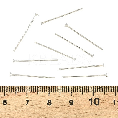 SHEGRACE Brass Flat Head Pins XGR0084P-32P-1