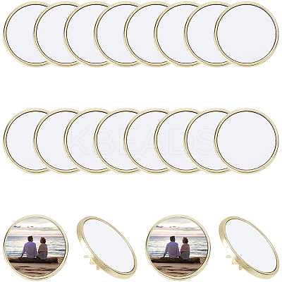 20 Boxs Sublimation Blank Brooch Pins FIND-SP0004-09A-1