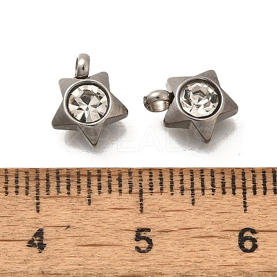 201 Stainless Steel Charms STAS-F311-06P-10-1