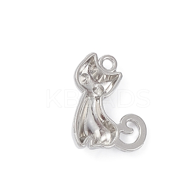 Plated Alloy Enamel Pendants PALLOY-D065-02P-1