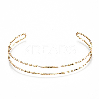 Brass Cuff Bangles Making X-KK-S354-279-NF-1