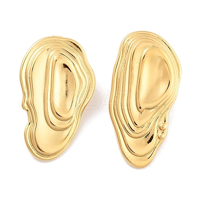 304 Stainless Steel Stud Earrings for Women EJEW-K283-07G-1