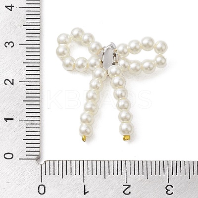 Plastic Pearl Beads Pendants KK-H463-06P-03-1