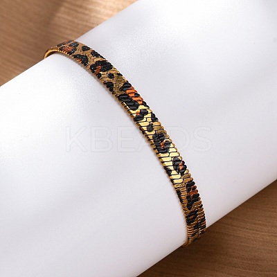 304 Stainless Steel Snake Chain Bracelets for Women BJEW-A034-03G-1
