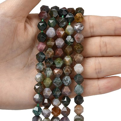 Natural Indian Agate Beads Strands G-Z119-A29-02-1