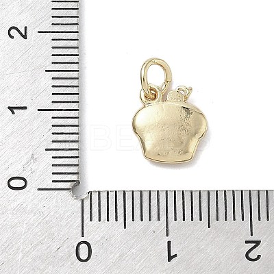 Brass Enamel Charms KK-K368-17G-02-1