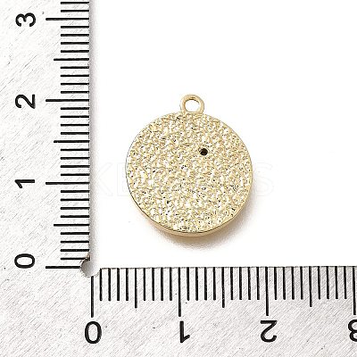 Brass Micro Pave Cubic Zirconia Pendants LS-KK-Q035-16B-G-1