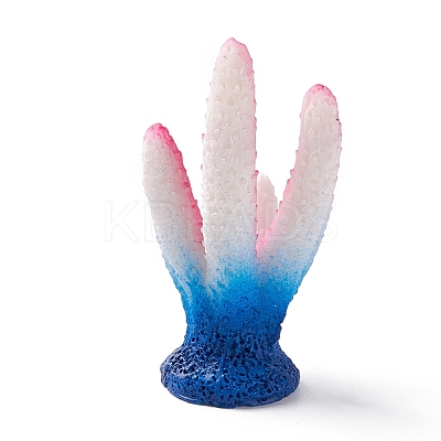 Resin Imitation Coral Ornaments DJEW-G026-01A-1