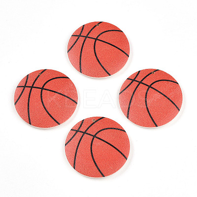 Printing Wood Pendants WOOD-N016-52A-1