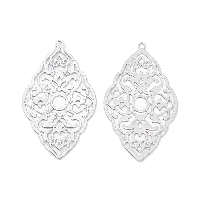 Non-Tarnish 304 Stainless Steel Pendants X-STAS-B038-02P-1