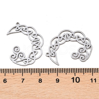 201 Stainless Steel Pendants STAS-I364-15P-1