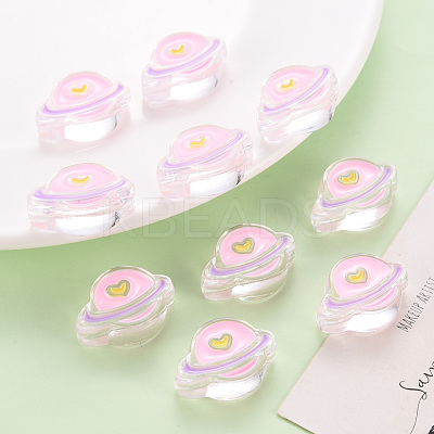 Transparent Acrylic Beads X-MACR-S374-02A-01-1