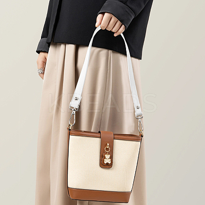 2Pcs PU Leather Bag Straps FIND-HS0001-80B-1
