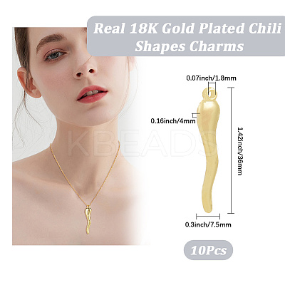 10Pcs 304 Stainless Steel Pendants STAS-BBC0006-29-1