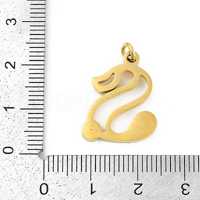 304 Stainless Steel Pendants LS-STAS-R137-01G-S-1