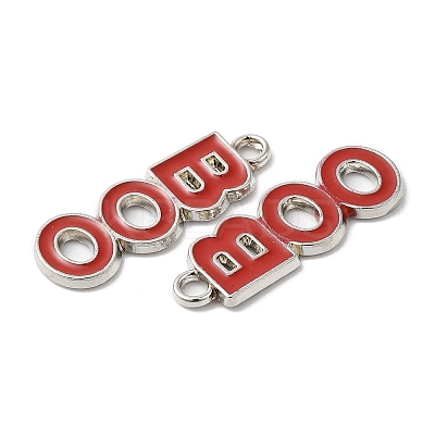 Eco-friendly Alloy Enamel Pendants PALLOY-M212-16P-1