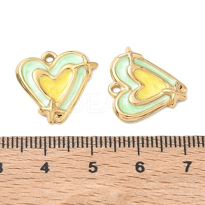 304 Stainless Steel Enamel Pendants STAS-Q119-26G-01-1
