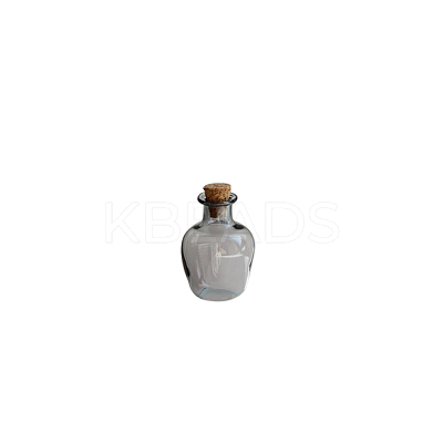 Miniature Glass Empty Wishing Bottles BOTT-PW0006-02D-1