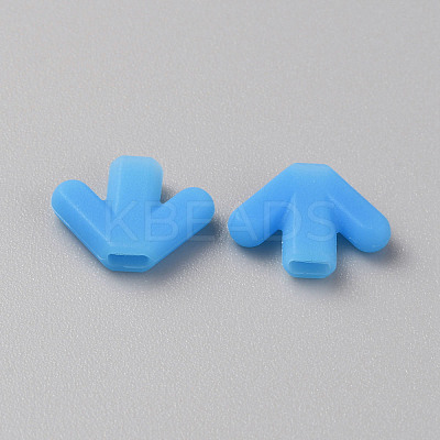 Arrow Silicone Eyeglasses Ear Grips Sleeve Holder AJEW-WH0258-889D-1