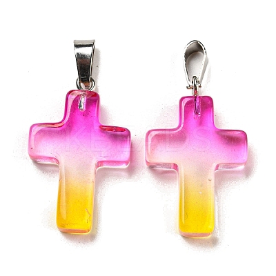 Glass Pendant GLAA-H029-05P-10-1