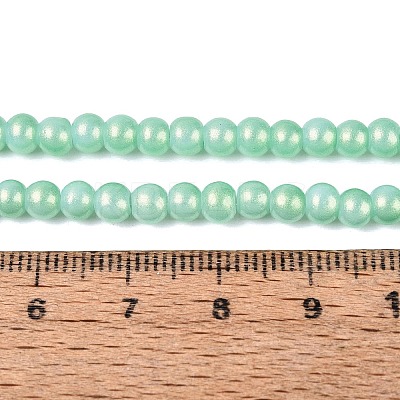 Baking Paint Glass Pearl Beads Strands DGLA-ZX001-05A-08-1