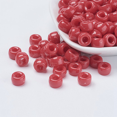 Independence Day Opaque Acrylic European Beads PL338-M2-1