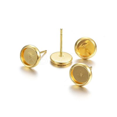 304 Stainless Steel Stud Earring Findings LS-STAS-P210-46G-02-1