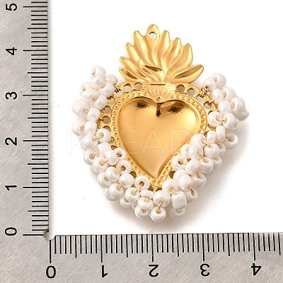 304 Stainless Steel Pendants STAS-E549-04G-01-1