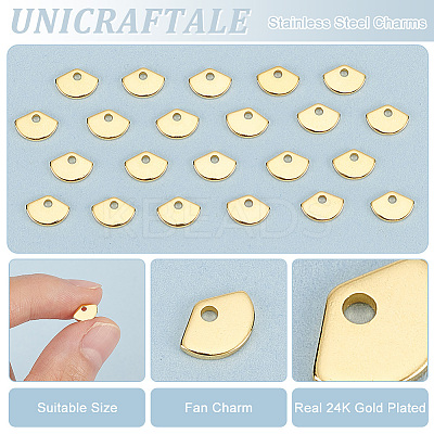 60Pcs 201 Stainless Steel Charms STAS-UN0058-15-1