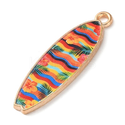 Printed Alloy Pendants AL-CBAFB12-01F-1