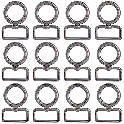 12Pcs Alloy Swivel Clasps FIND-SP0003-62B-1