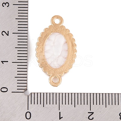Alloy Blue Enamel Connector Charms ENAM-Z012-02F-G-1