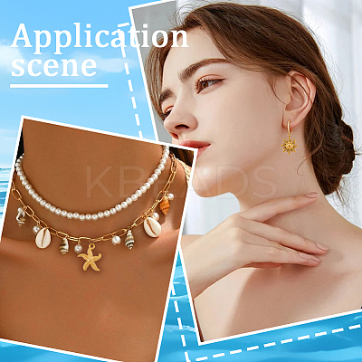 24Pcs 12 Styles Ion Plating(IP) 201 & 304 Stainless Steel Pendants STAS-SC0009-37-1