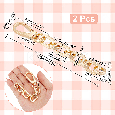 1 Set Purse Strap Extenders FIND-UN0002-10-1