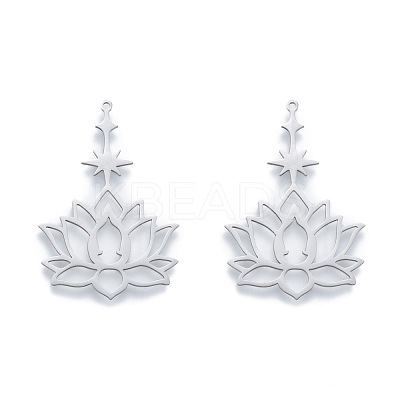 Non-Tarnish 201 Stainless Steel Pendants STAS-N090-LA909-1-1