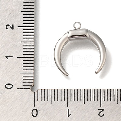 Anti-Tarnish 304 Stainless Steel Pendants STAS-P371-110P-1