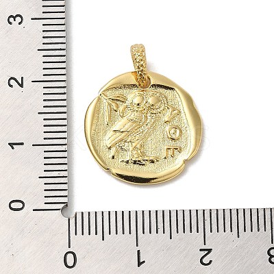 Brass Pendants KK-Z033-22G-1