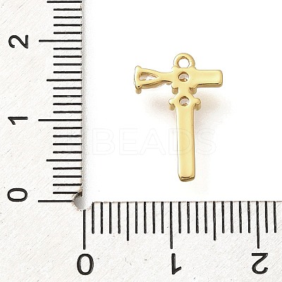 Brass Micro Pave Cubic Zirconia Pendants LS-KK-M310-01G-20-1