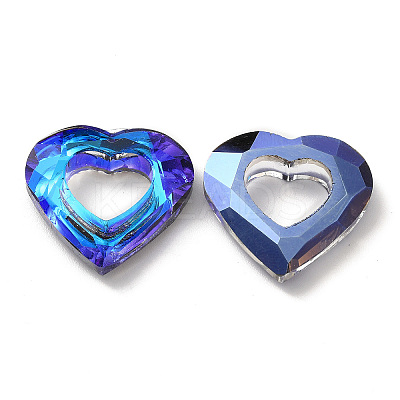 Electroplated Glass Pendants EGLA-O008-01D-1