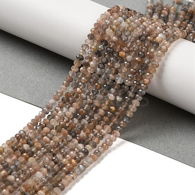 Natural Multi-Moonstone Beads Strands X-G-B074-A08-01-1