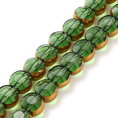 Electroplate Glass Beads Strands EGLA-A040-01D-1