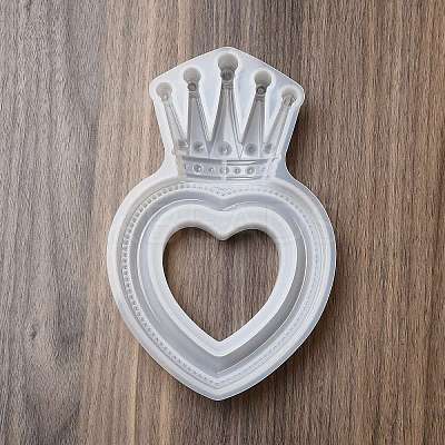 Crown Theme DIY Photo Frame Silicone Molds DIY-P074-01B-1