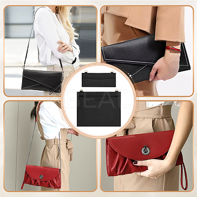 2Pcs 2 Styles Wool Felt Bag Organizer Inserts FIND-WR0007-26F-1