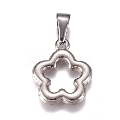 Tarnish Resistant 304 Stainless Steel Pendants STAS-I135-17P-1