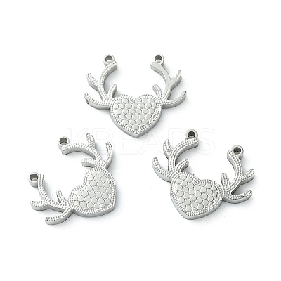 Non-Tarnish 304 Stainless Steel Manual Polishing Charms STAS-C075-01P-1