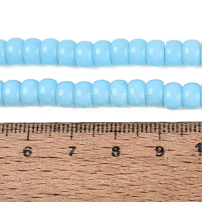 Opaque Glass Beads Strands GLAA-NH0002-B01-C09-1