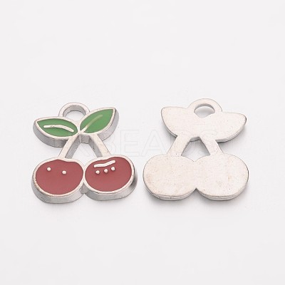 Alloy Enamel Pendants EA811Y-1
