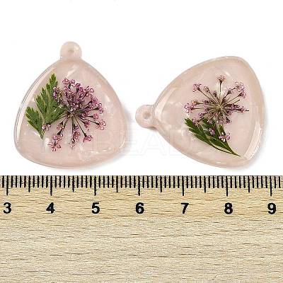 Epoxy Resin Pendants RESI-S09-01I-RS-1