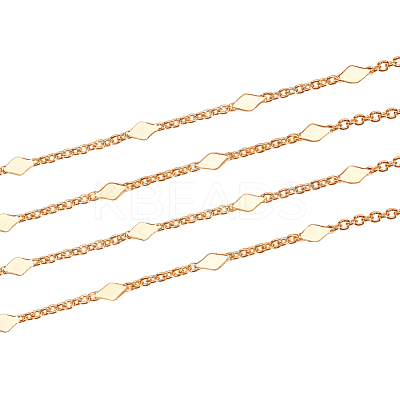 3.28 Feet Brass Link Chains X-CHC-T007-01G-1